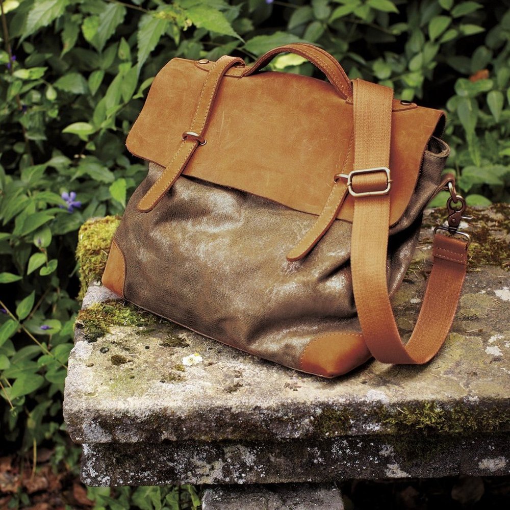 Jesslyn Blake Metallic Messenger Bag Anthropologie